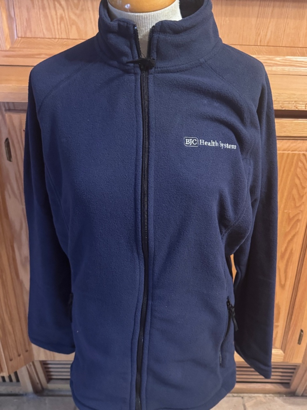 Men's Clique "BJC Health Systems" Full Zip XL Blue Sweatshirt Classic Warm